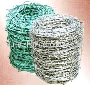 coated barbed wire