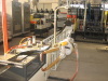 PE steel strip winding pipe production line