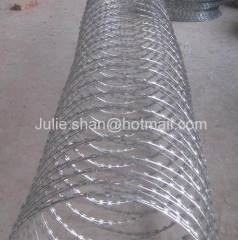 Hot galvanized barbed wire