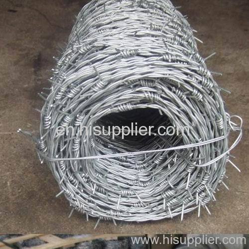 galvanized barbed wire coil
