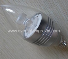 1x3W C37 Led bulbs