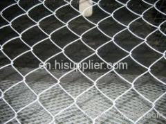 galvanized chain link fence