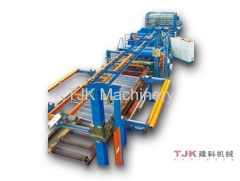 Wire mesh welding line