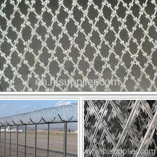 galvanized barbed wire mesh