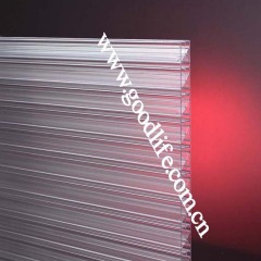 X-profile polycarbonate sheet manufacture