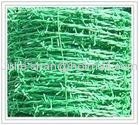 PVC coated barbed wire