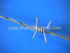 PVC coated barbed wire