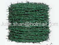 PVC coated barbed wire