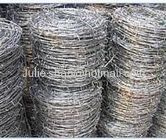 PVC coated barbed wire