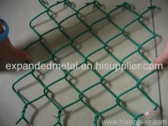 PVC coated chain link fence