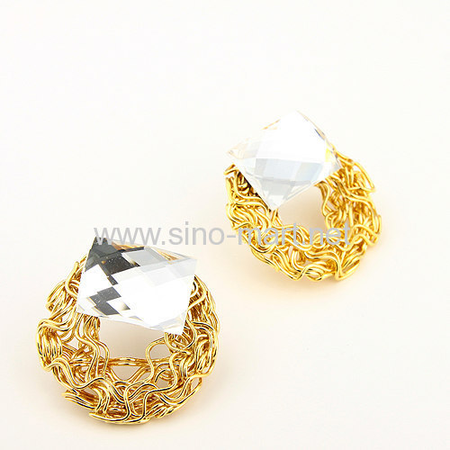 beautiful gold plated earrings