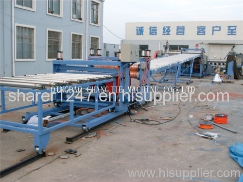 plastic building templates extrusion line