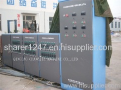 Three-layer plastic board extrusion line