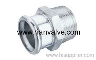 Stainless Steel Straight Connector