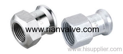 Stainless Steel Straight Connector