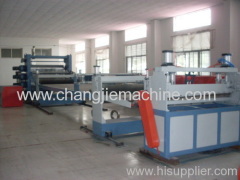 PVC plate making machine