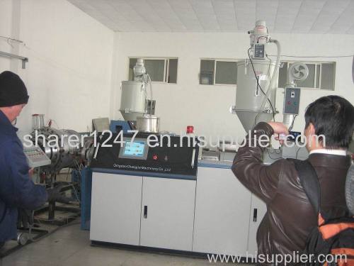 pe water supply tube making production line