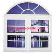 UPVC Arch window series