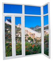 UPVC L corner window series