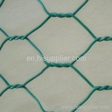 hexagonal wire netting fence