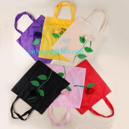 flower bag, rose bag, foldable shopping bag,foldable bag,ecological bag, eco bag,advertisment bag,handbag