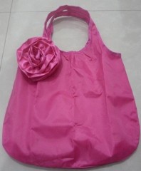 foldable rose bag, rose bag, rose shopping bag,reusable bag,promotional bag