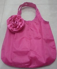 foldable rose bag, rose bag, rose shopping bag,reusable bag,promotional bag