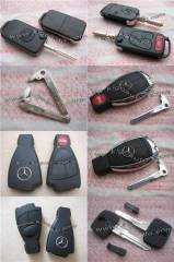 Mercedes flip shell/chrome key/truck key/smart key insert/smart key
