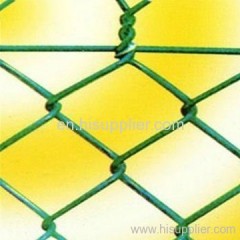 PVC coated chain link fence