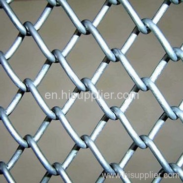 galvanized diamond fence