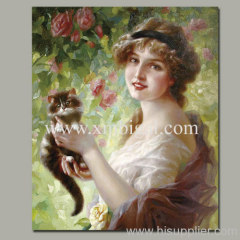 Portrait canvas oil painting