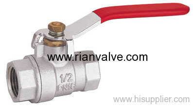 chrome plated ball valve