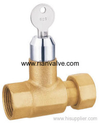 Brass Ball Valve With Lock