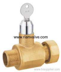 Brass Ball Valve With Lock