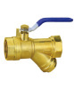 Brass Ball Valve With Strainer