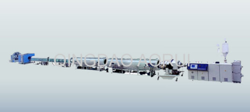 PE twin pipe extrusion production equipment