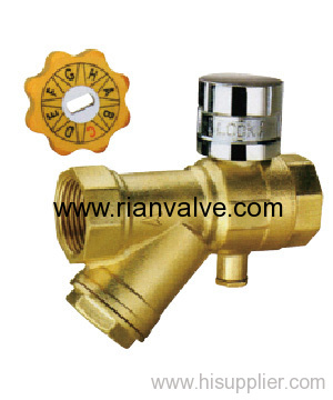 Ball Valve with Strainer