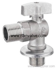 Brass Vertical Angle Ball Valve