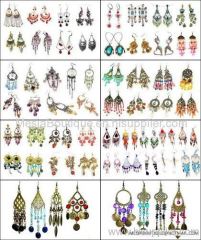 Assorted Handmade Chandelier Earrings