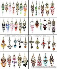 Assorted Handmade Chandelier Earrings