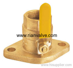 Brass Flanged Ball Valve