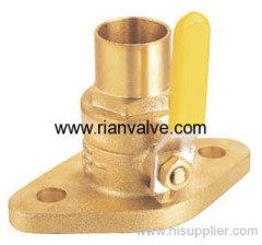 CXC Brass Flanged Ball Valve