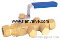 compression ball valve