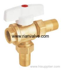 Brass Three-Way Ball Valve