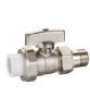 Brass PP-R Ball Valve With Double Male Union