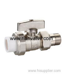 Ball Valve With Double Male Union