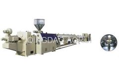 plastic pipe extrusion production line