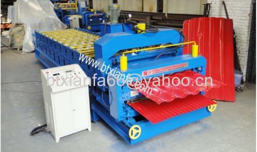 Double Layer Glazed Roof Panel Roll Forming Machine