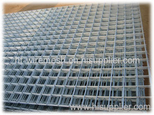 Galvanized welded wire mesh panels