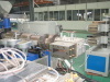 wood and plastic profile extrusion line